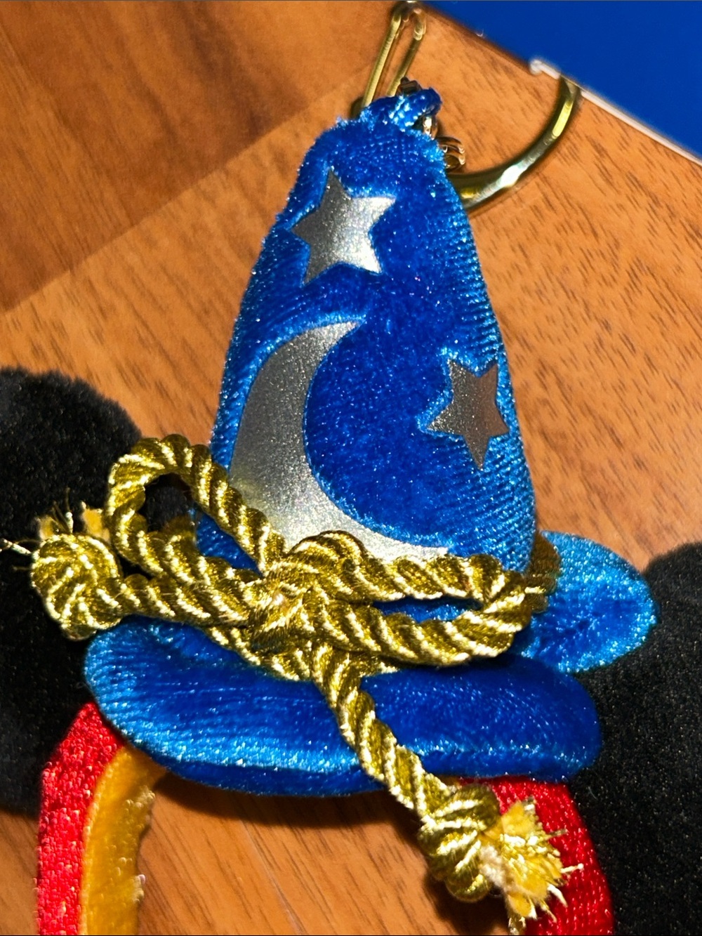 NWT Disney x Tokyo Disneyland Mini Fantasia Mickey Ears Headband Keychain - Picture 7 of 11